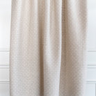 Mila Dot, Flax white and beige linen blend polka dot fabric from Tonic Living