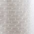 Mila Dot, Flax white and beige linen blend polka dot fabric from Tonic Living