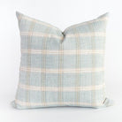 Nantucket plaid ocean blue pillow from Tonic Living