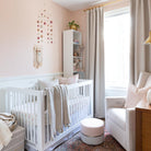 Mila Dot drapes in nursery