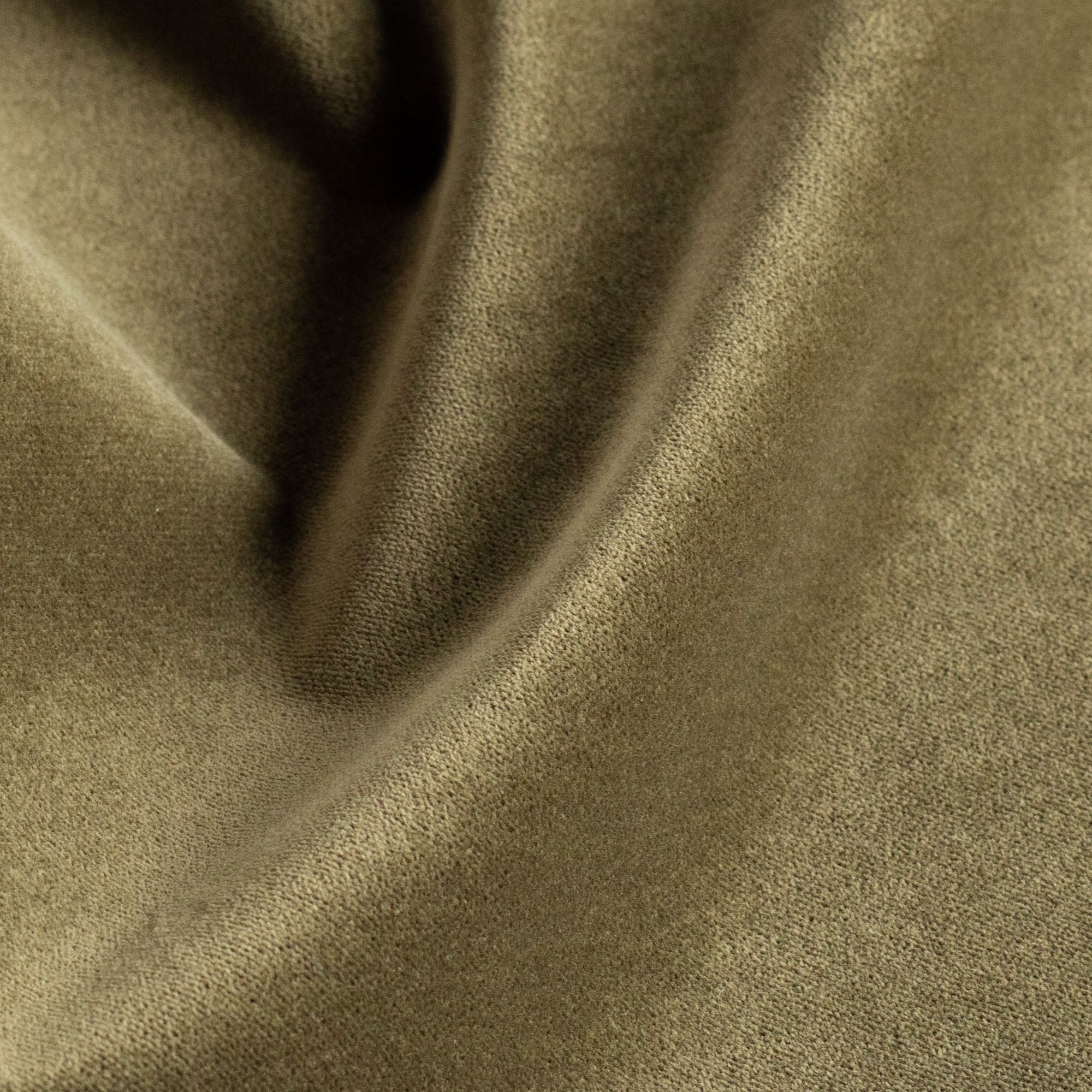 Valentina Velvet Balsam, an earthy green velvet fabric : view 2