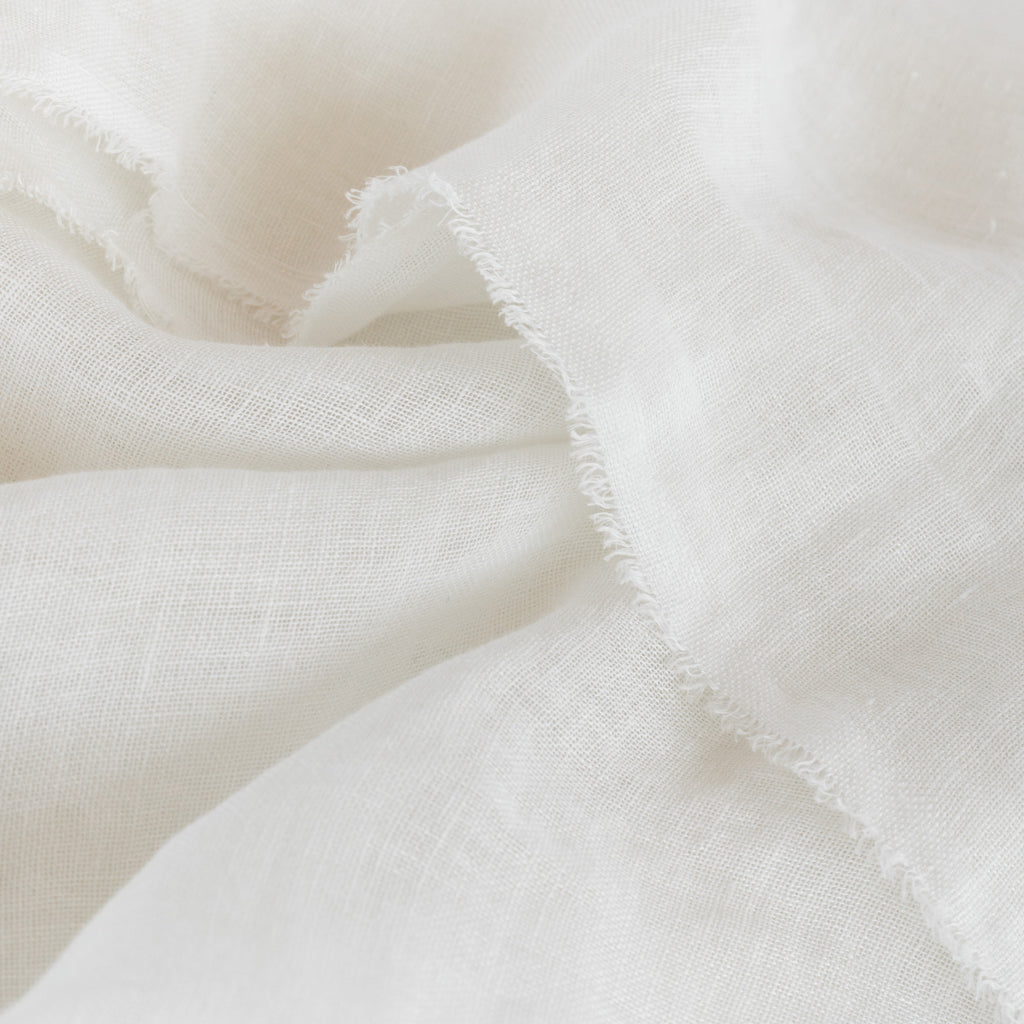 Andre Sheer Linen Marble Cream drapery fabric from Tonic Living