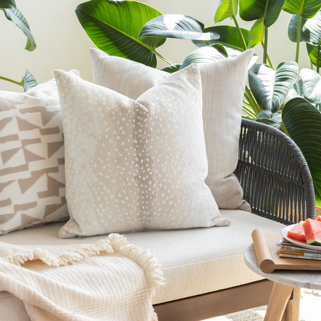 modern designer neutral indoor outdoor pillows from Tonic Living