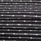 black and white textured stripe upholstery fabric
