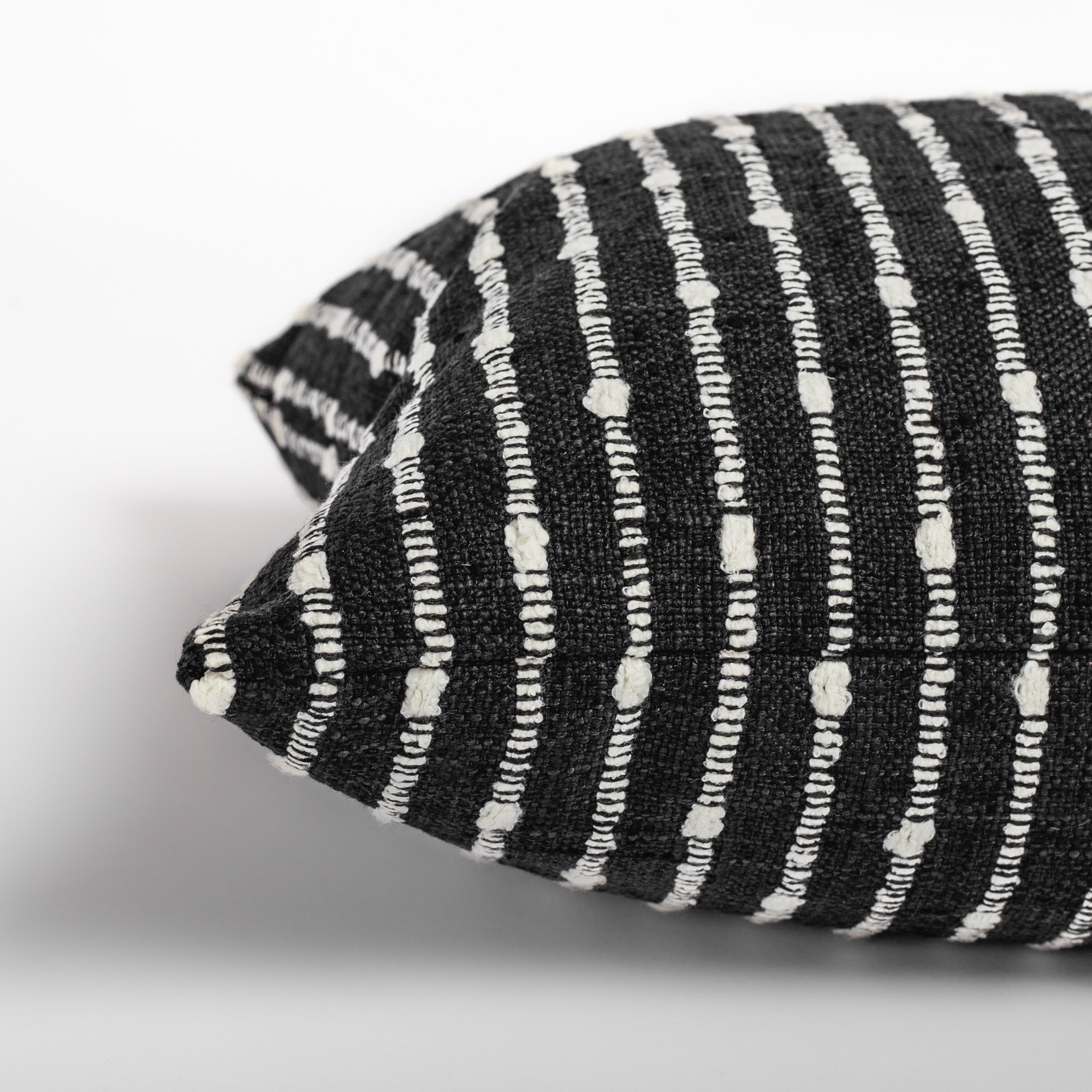 Arren Stripe 14x20 Lumbar Pillow Domino With Insert
