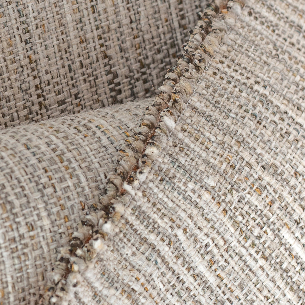 Close up view : Arthur Tweed, a textured warm gray performance fabric from Tonic Living