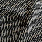 Bilbao carbon, a graphic black, brown and tan woven fabric from Tonic Living