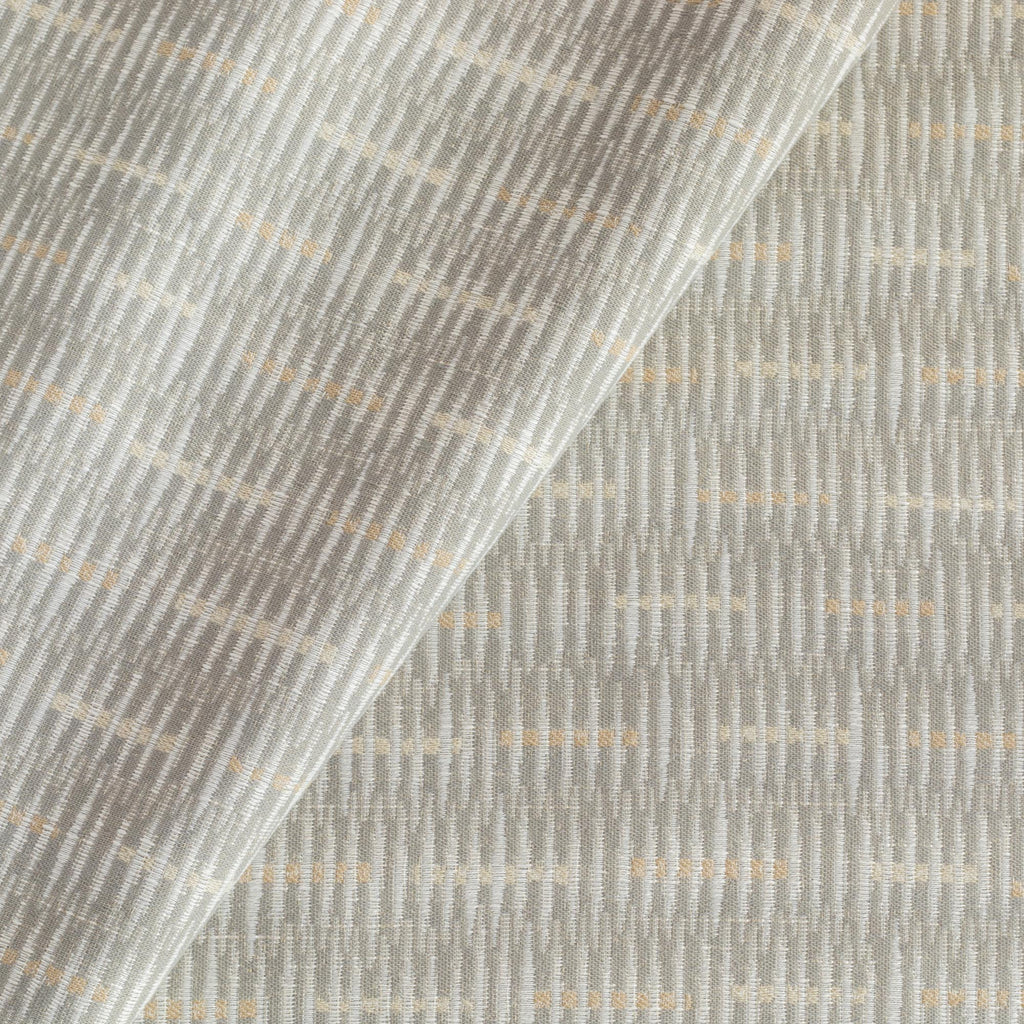 a grey, white and beige modern abstract pattern Tonic Living fabric