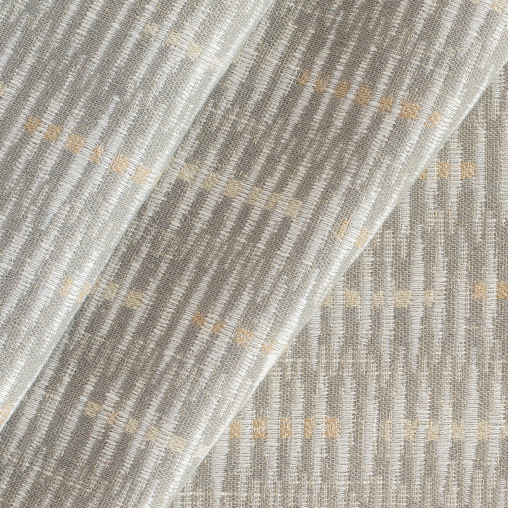 a grey, white and beige modern abstract pattern upholstery fabric