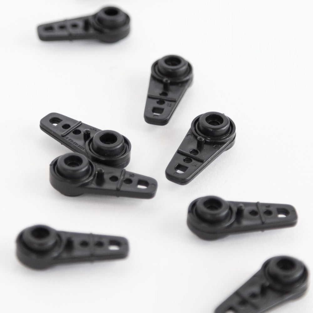 Channel Track Carriers, a package of 8 black carriers to be used with Channel Track Drapery Rod from Tonic Living