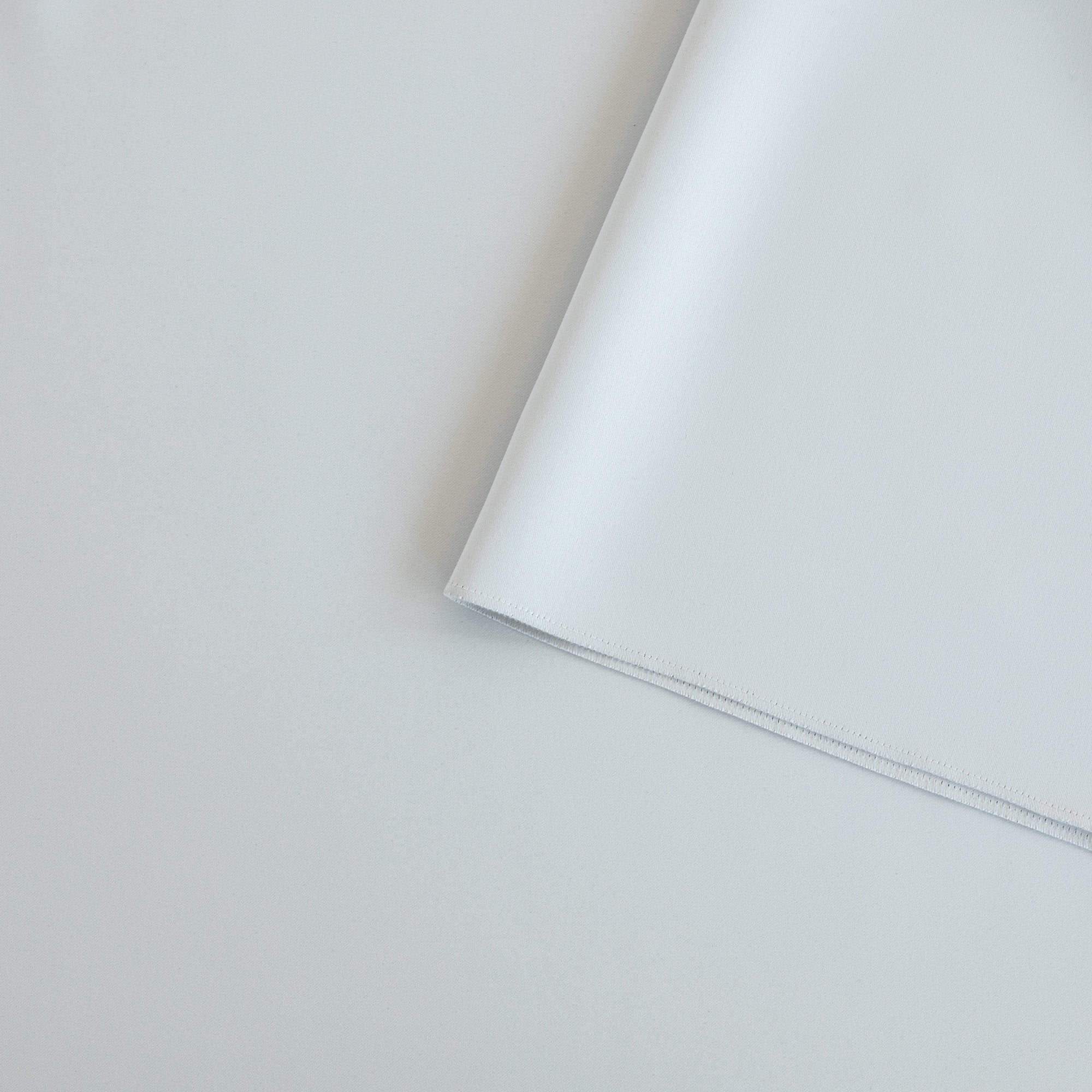 White soft black out lining by Tonic Living for drapery, curtains and roman blinds