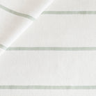 a white and blue green horizontal stripe multi-purpose upholstery Tonic Living fabric