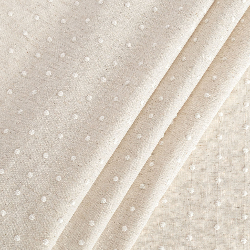 Palermo Sheer Fabric, Oyster (Double Width)