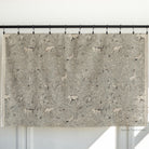 a grey botanical and exotic animal patterned home decor fabric from Tonic Living : 1 yard cut 