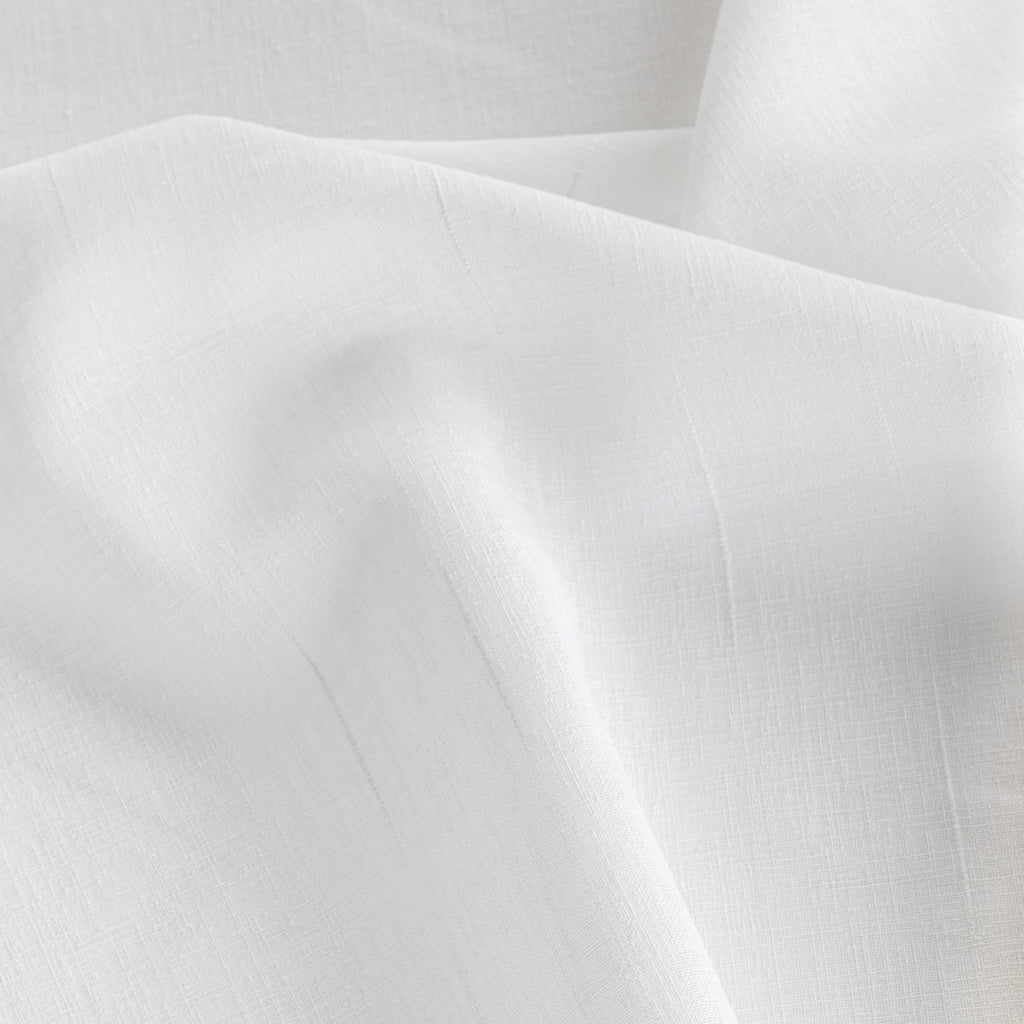 Della Sheer White drapery curtain fabric from Tonic Living