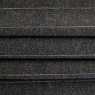 a dark grey and brown horizontal pinstripe home decor fabric
