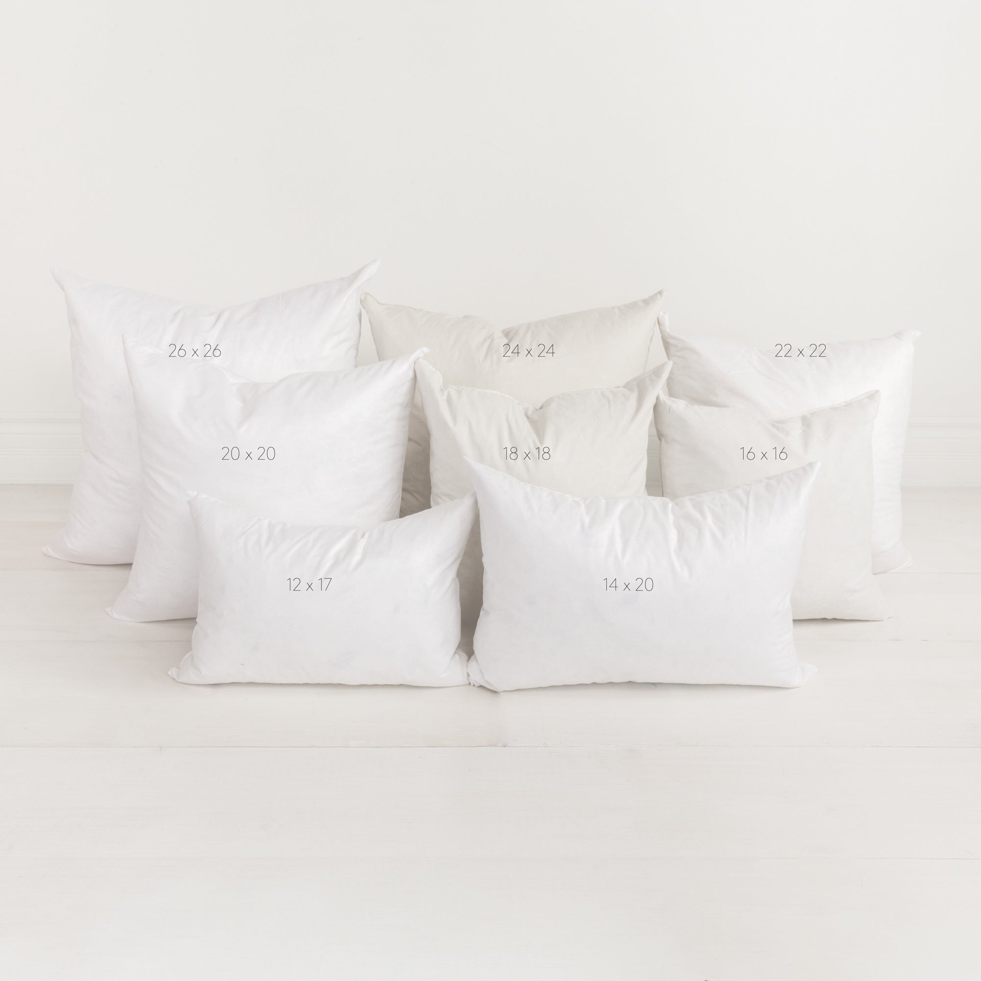 Feather Pillow Inserts 18 x 18