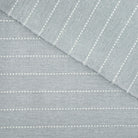 Fontana Cloud, a pale blue grey and white stripe indoor outdoor fabric : view 4