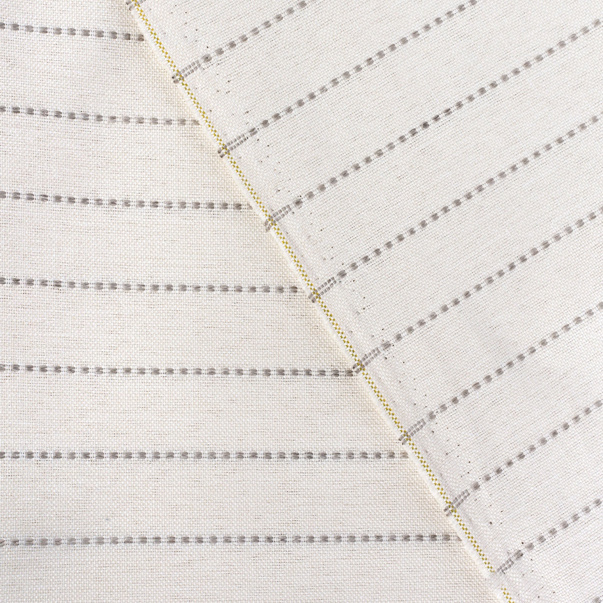 Fontana Linen, a light cream and sandy gray horizontal stripe indoor outdoor fabric 