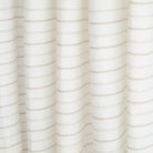 Fraser creamy-white and taupe stripe linen-blend drapery fabric : view 2