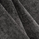 Ginsberg Velvet Pewter, a charcoal grey brushed velvet upholstery fabric : view 3