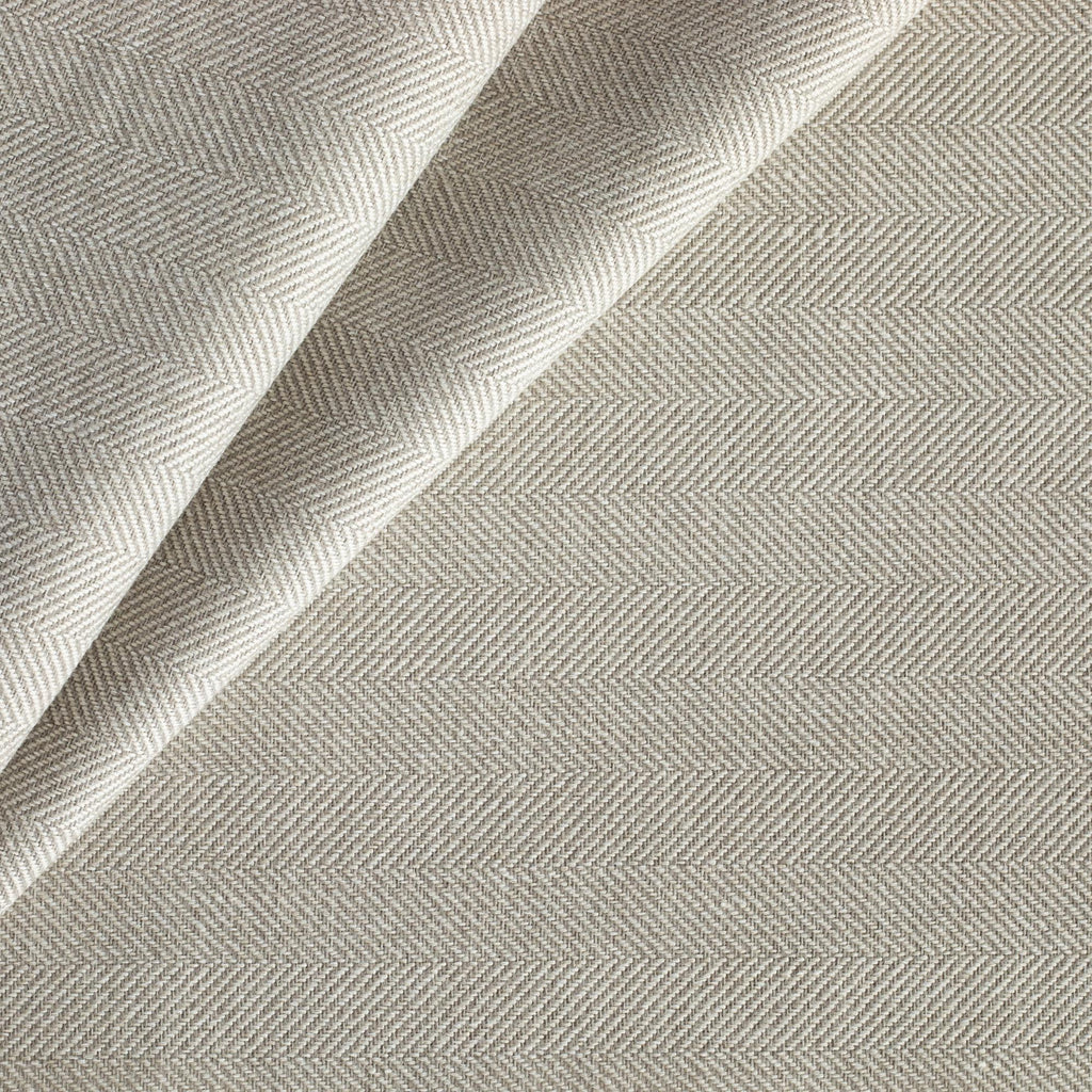 Grafton Portobello, a grey herringbone upholstery fabric from Tonic Living