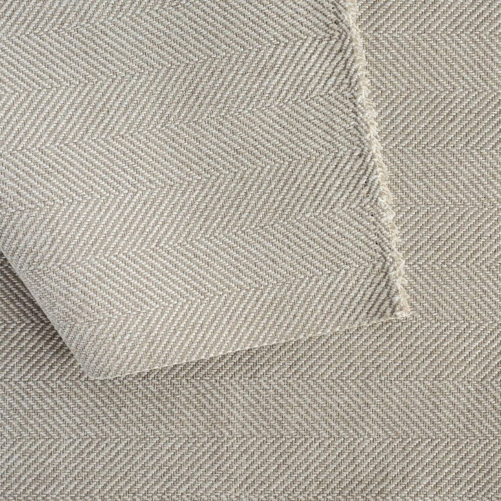 a warm grey herringbone home decor fabric by the yard from Tonic Living