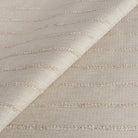 a cream colour tonal horizontal textured stripe performance upholstery fabric