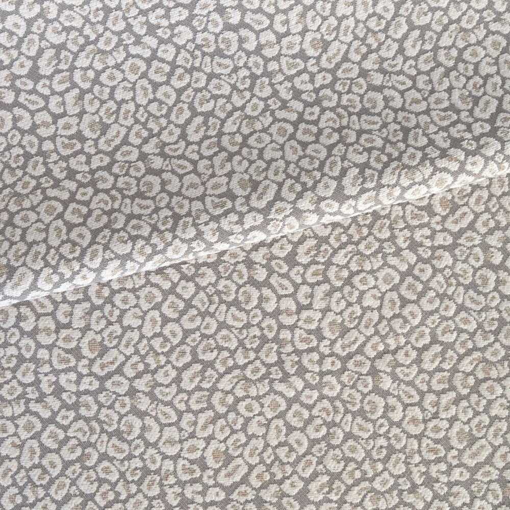 Jackie Fabric, Spots a taupe grey leopard fabric from Tonic Living