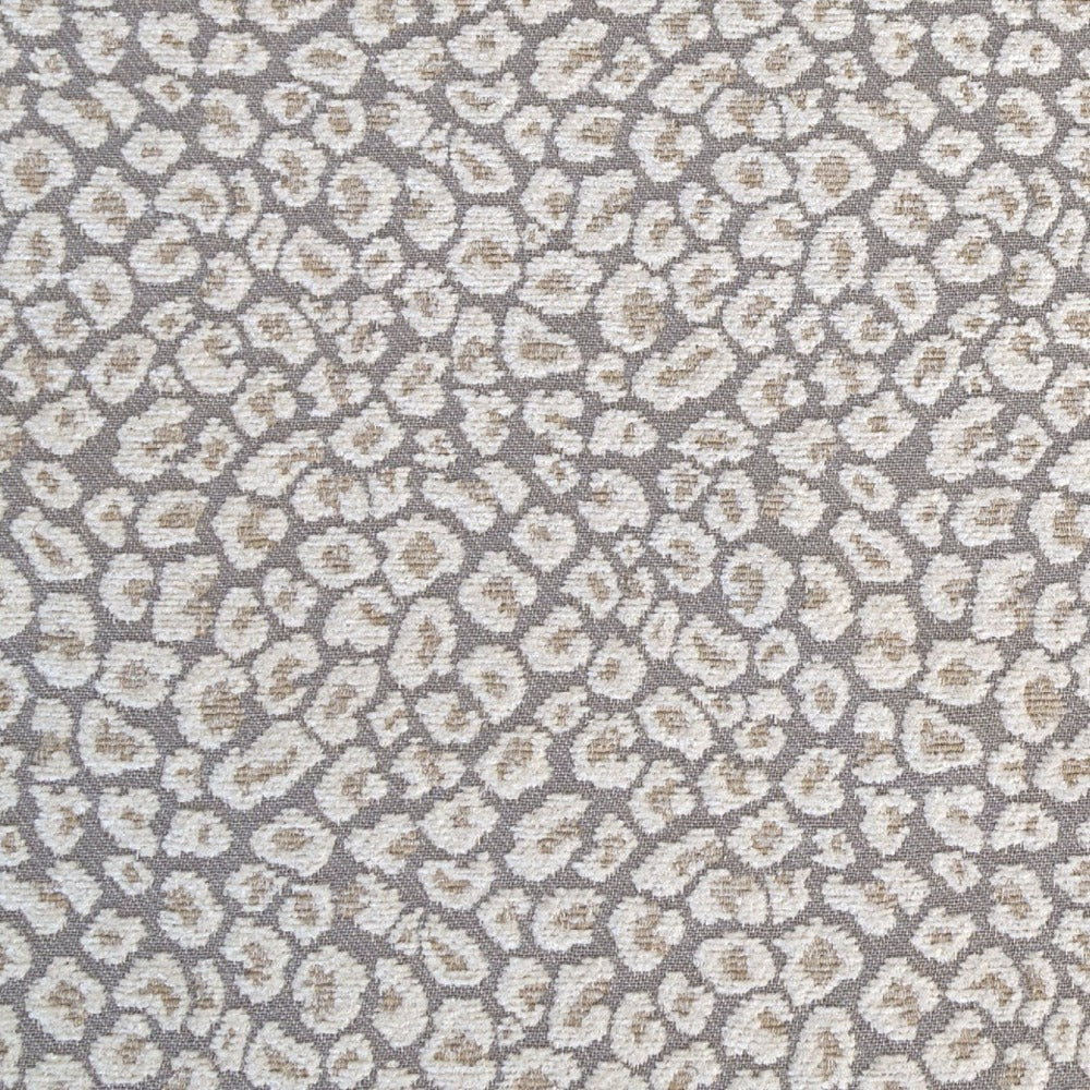 Jackie Fabric, Spots a taupe grey leopard fabric from Tonic Living