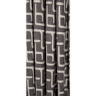 karru dark grey and beige kuba inspired print drapery fabric 