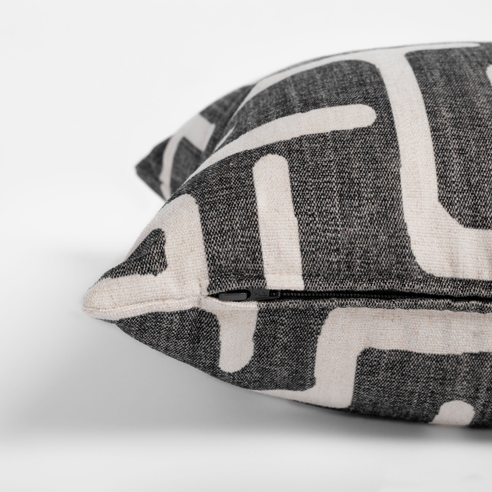 Karru 14x20 Lumbar Pillow Charcoal Cover Only