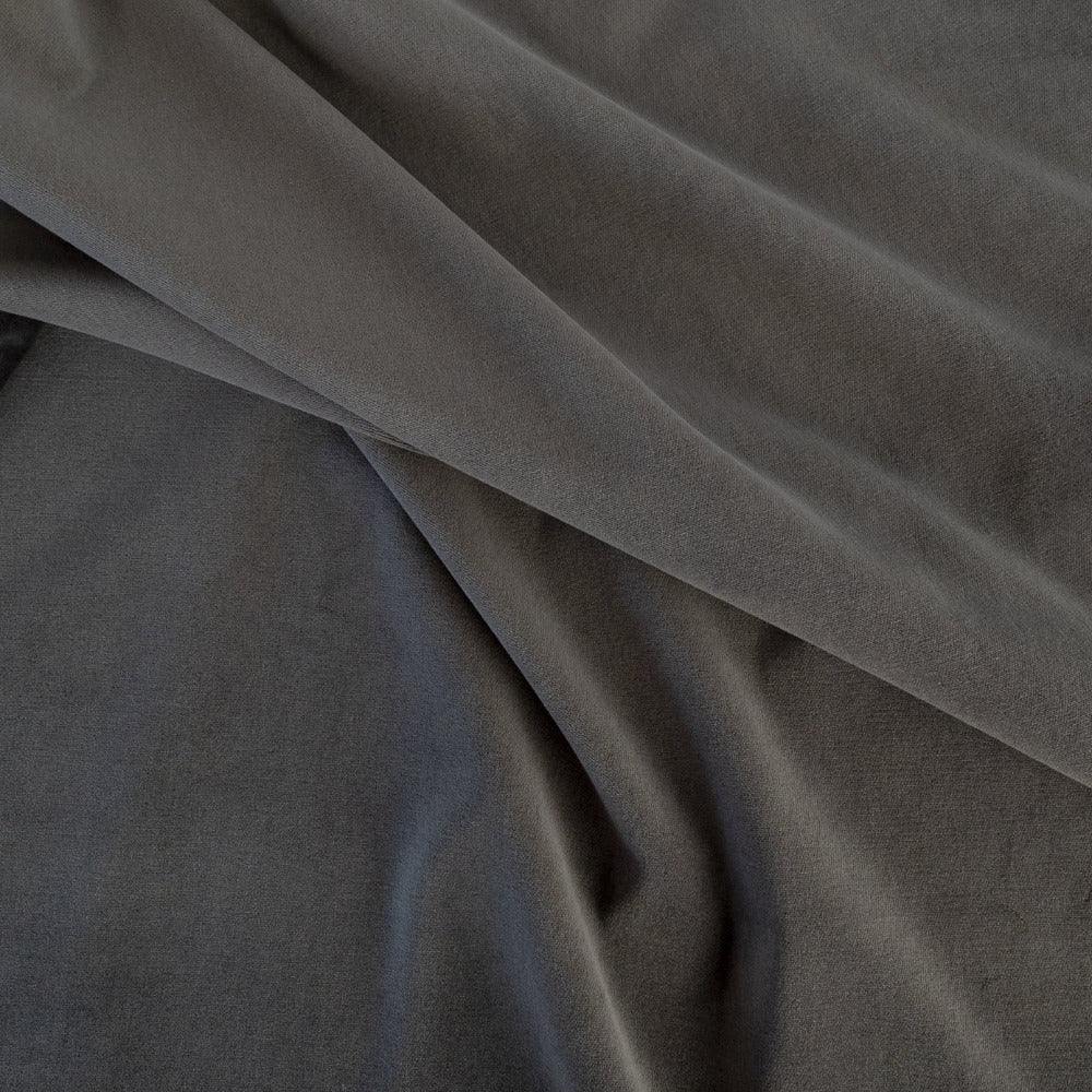 Mason Velvet, Shale- A deep grey soft velvet from Tonic Living