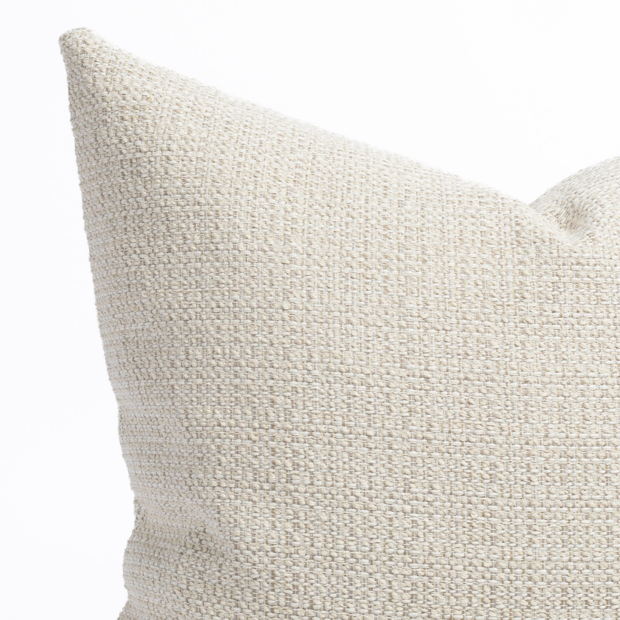 Cream textured sale pillows
