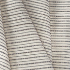 Misto Stripe Cream and Black, a cream and black horizontal striped Crypton home performance fabric from Tonic Living