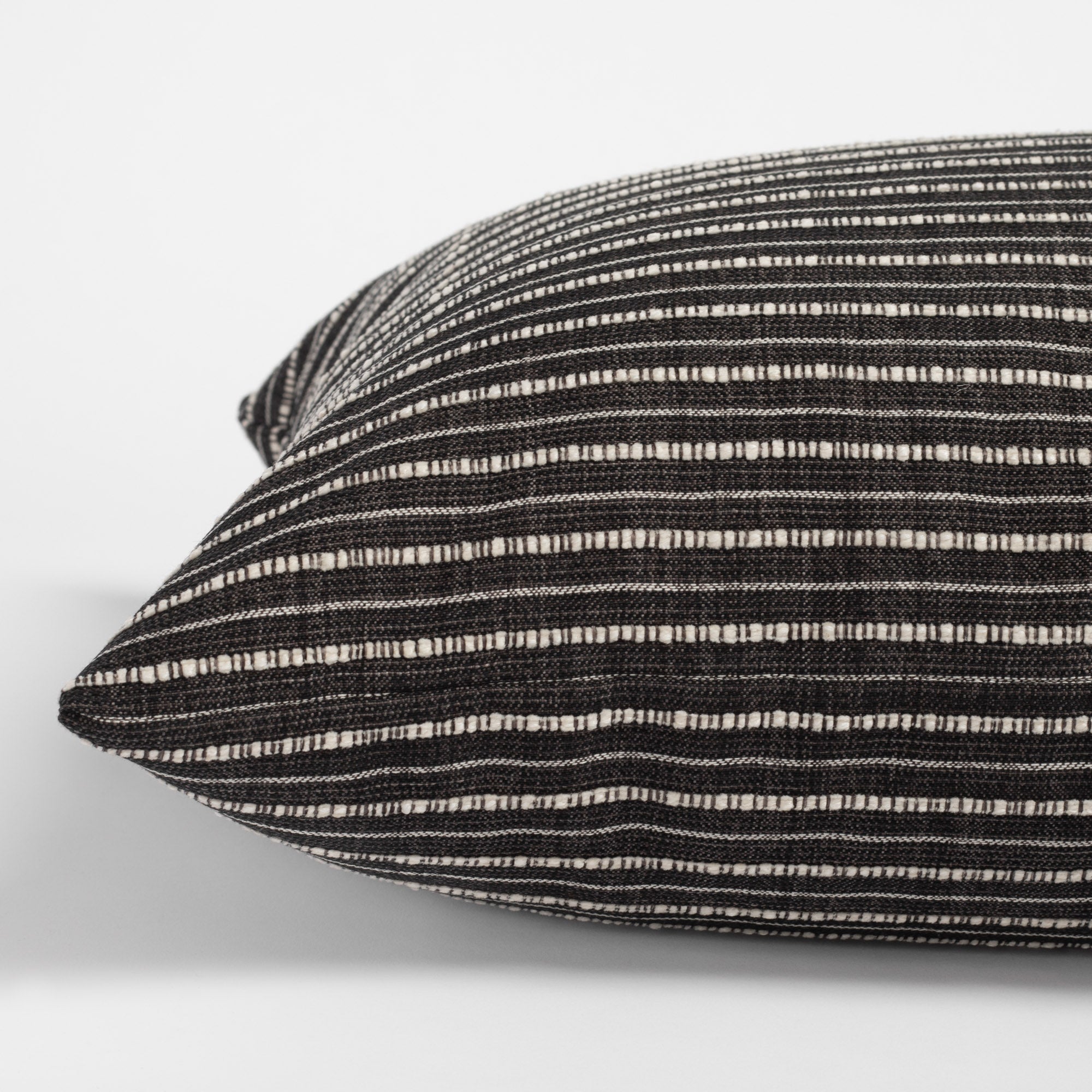 Misto Stripe 16x42 Bolster, Charcoal