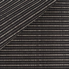 Misto Stripe Charcoal, a faded black and cream horizontal striped Crypton home performance fabric