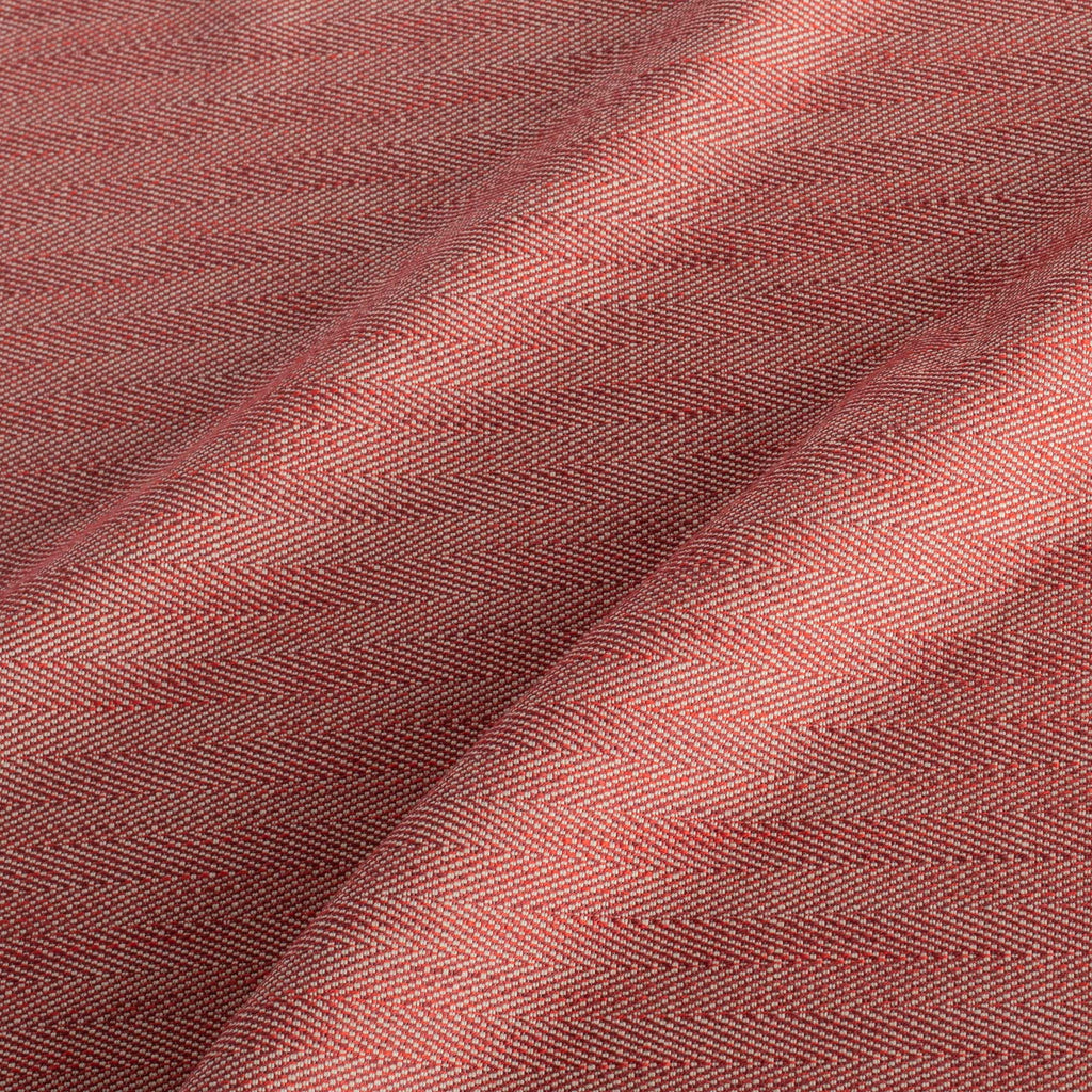 Molino red herringbone indoor outdoor fabric : view 2