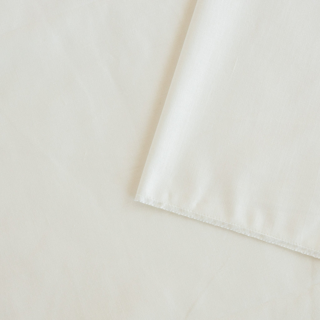 Creamy off white polyester cotton lining by Tonic Living for drapery, curtains and roman blinds