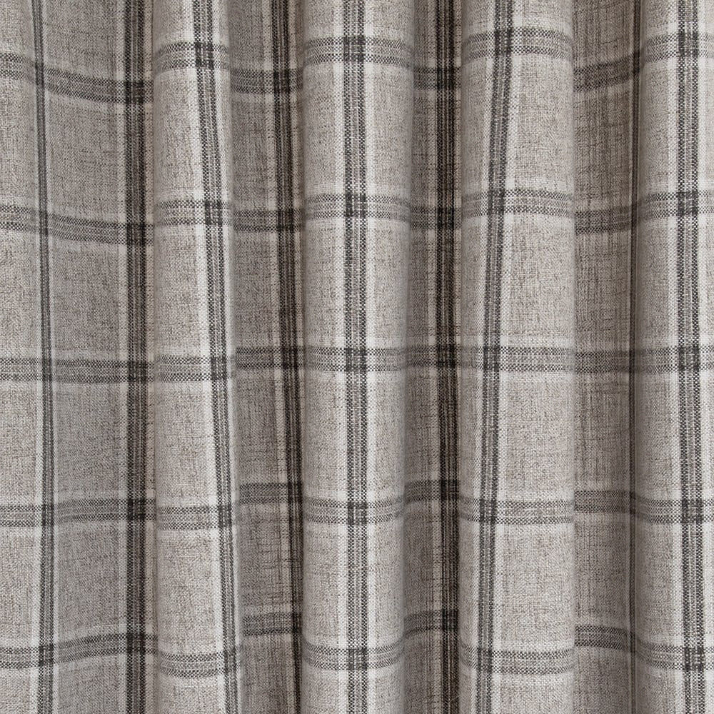 Nantucket Plaid Zinc, grey plaid fabric from Tonic Living 