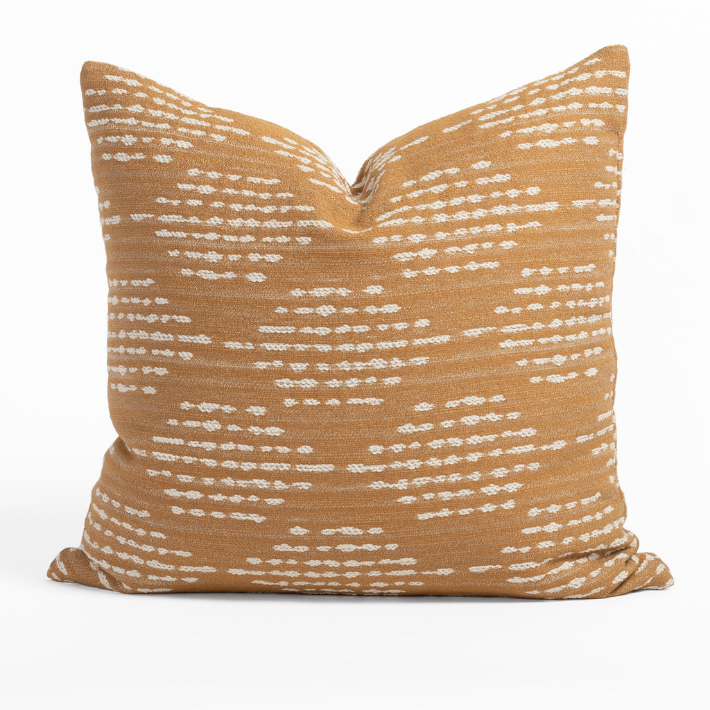 Ophelia 20x20 Indoor/Outdoor Pillow, Turmeric