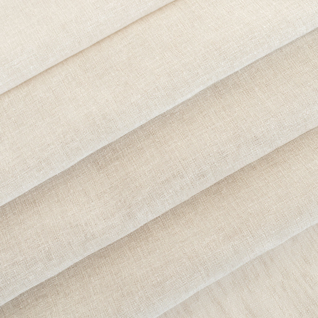 a sandy flax toned curtain fabric