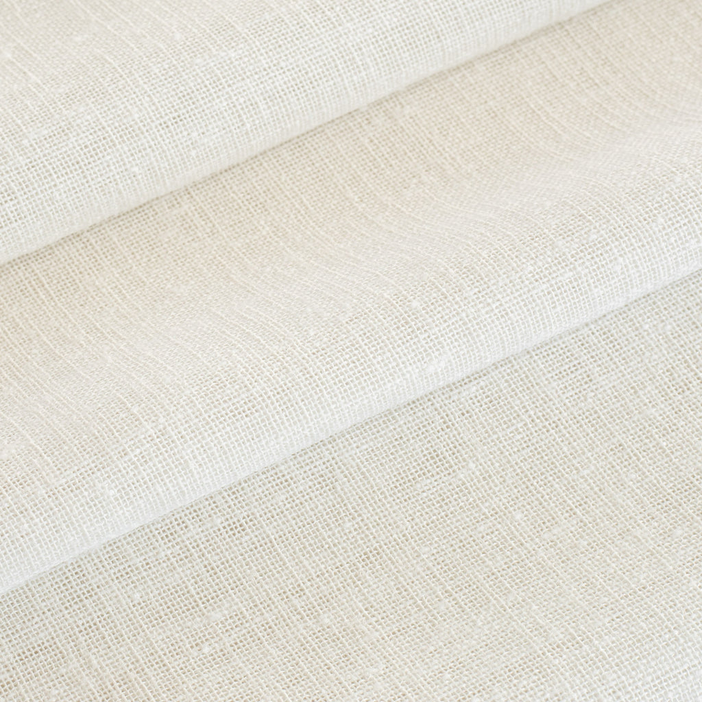 a cream white sheer curtain fabric