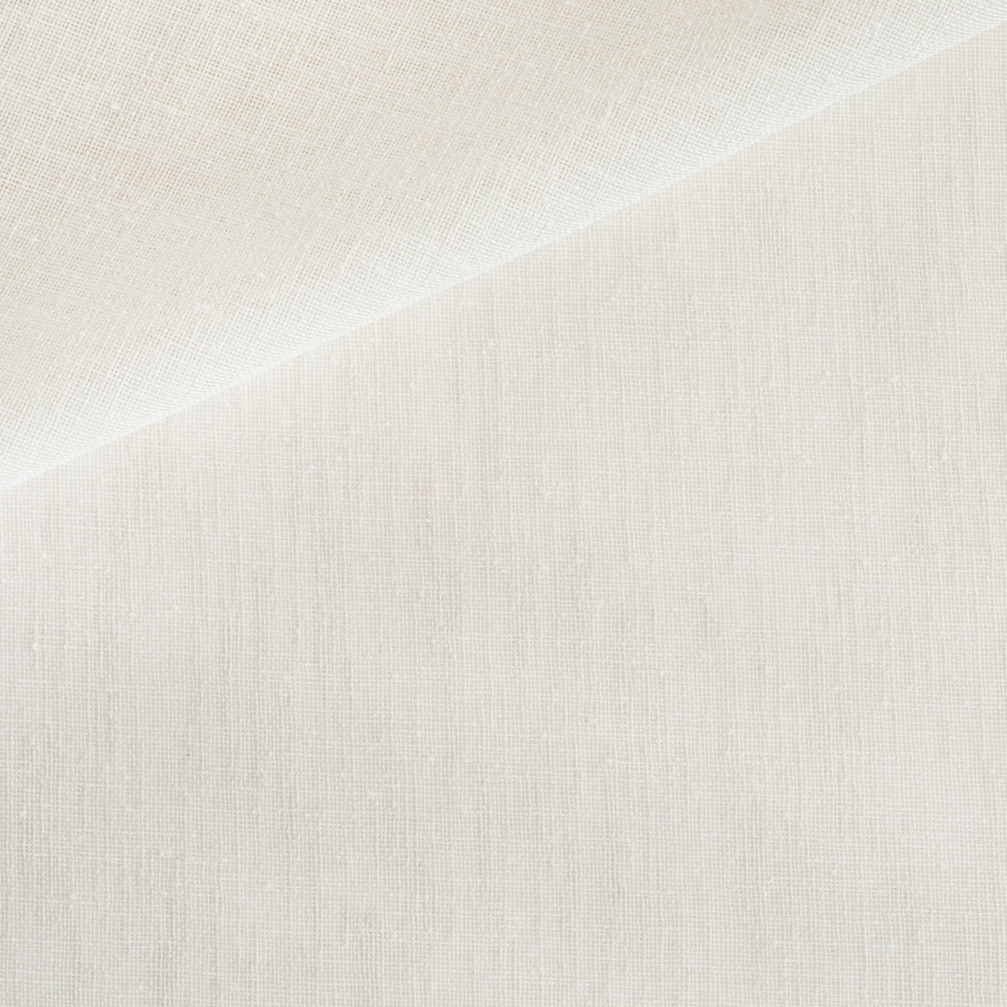 an oyster white drapery fabric