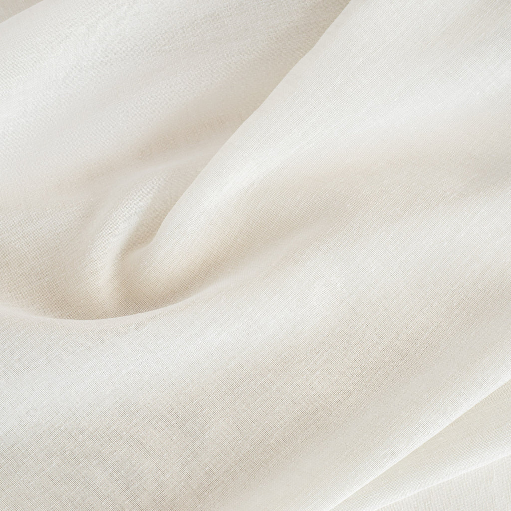 Palermo Oyster white sheer double width drapery fabric from Tonic Living