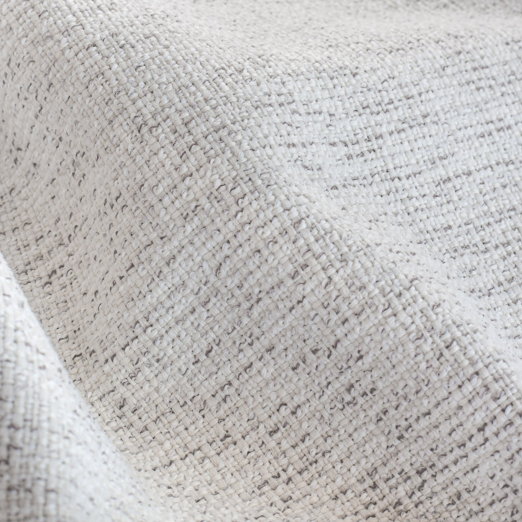Preston Birch, a light cream fabric, with strands of warm grey performance fabric
