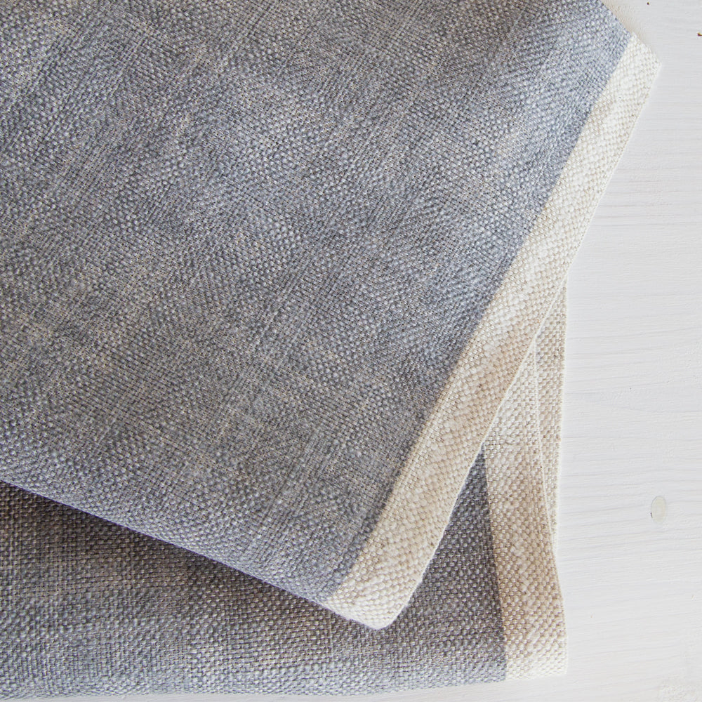 Quinto Shadow, a blue gray drapery fabric from Tonic Living