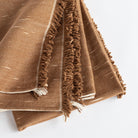 Rafael Cork, a rusty cork cotton throw blanket : view 2