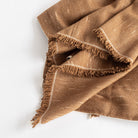 Rafael Cork, a rusty cork cotton throw blanket : view 5