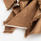 Rafael Cork, a rusty cork cotton throw blanket : view 3